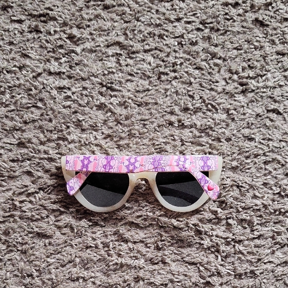 Betsey Johnson Pink Patterned Sunglasses
